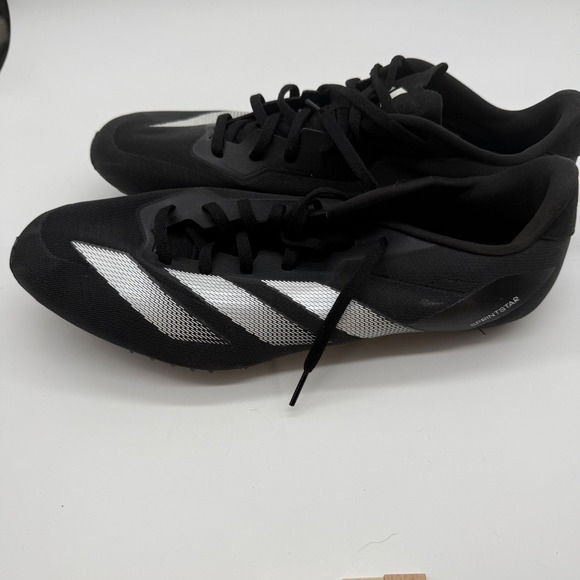 Adidas Sprintstar Running Track Shoes‎ Mens Size 12 Black Silver Sneakers main image 4